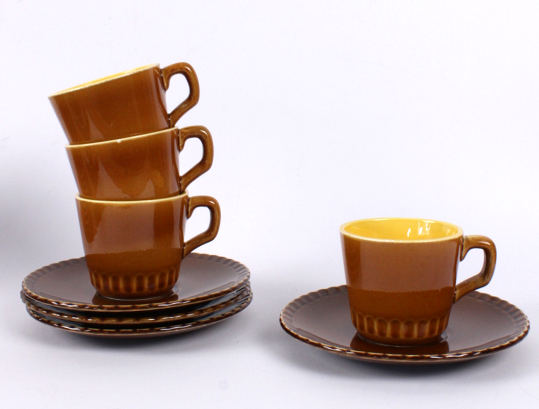 Tasses à café anciennes Sarreguemines