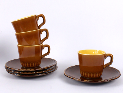 Tasses à café anciennes Sarreguemines