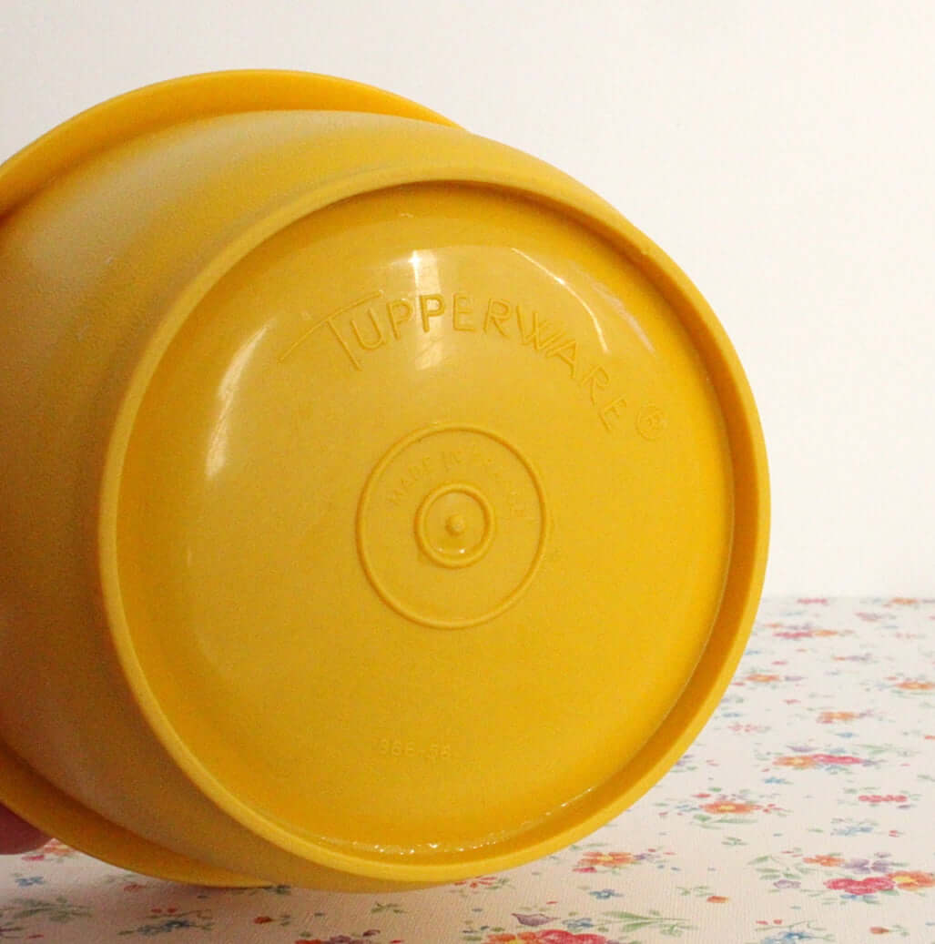 Vintage Boîte Tupperware soleil