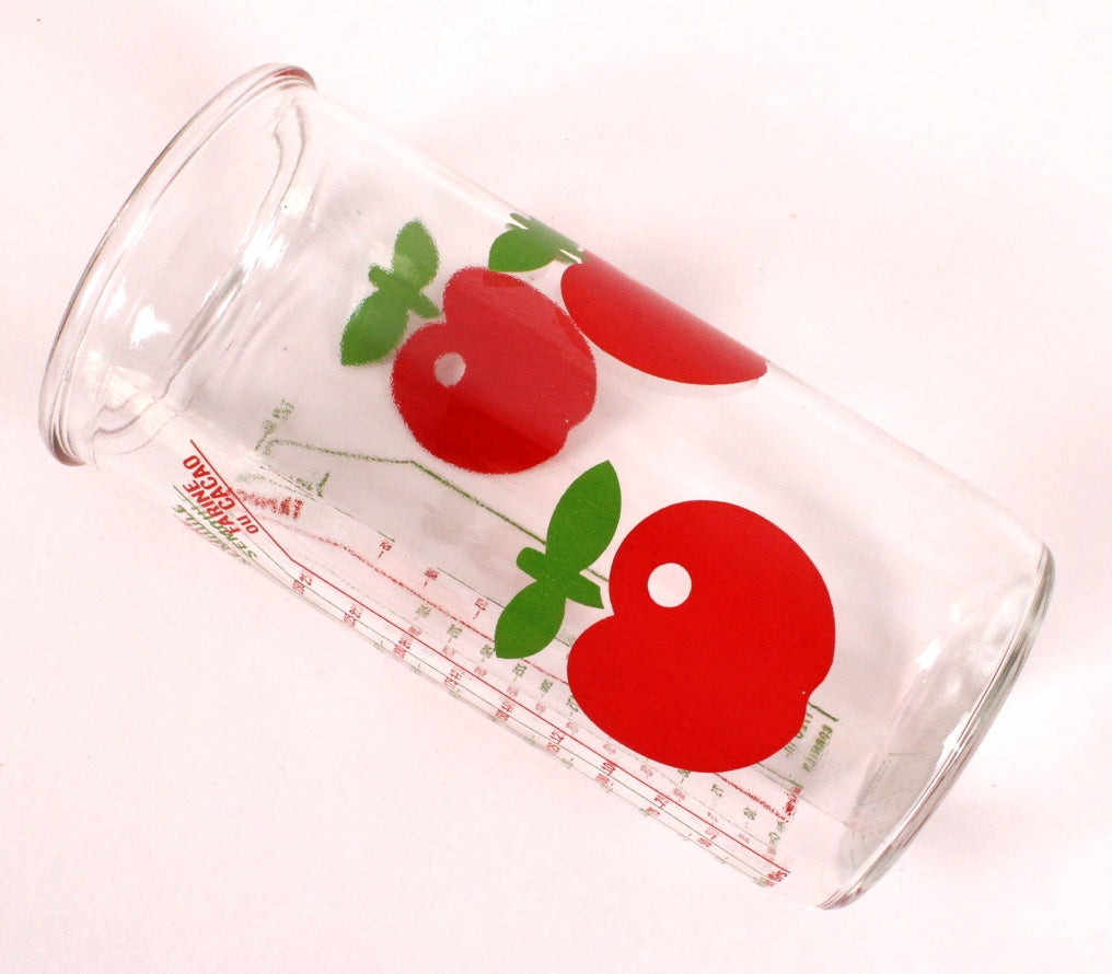 Verre mesureur Henkel pommes rouges