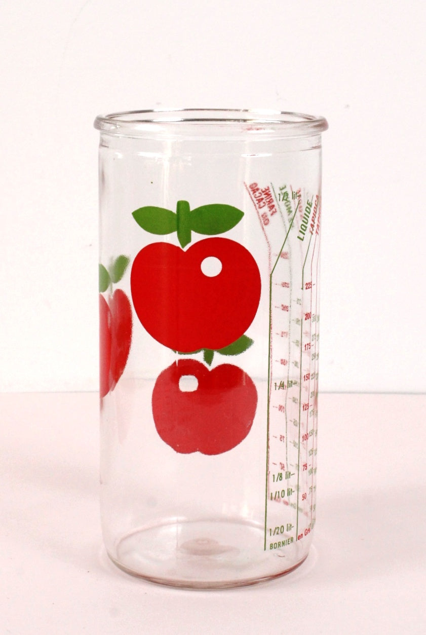 Verre mesureur Henkel pommes rouges