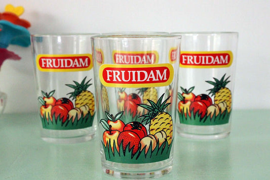 Vintage Verres à jus de fruits Fruidam