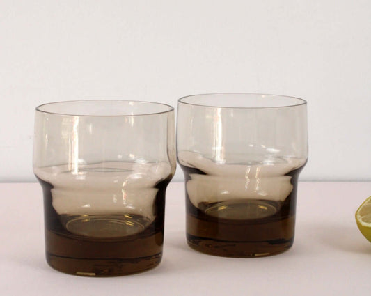 Verres fumés Mobil vintages