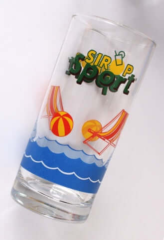 Verres vintages Sirop Sport