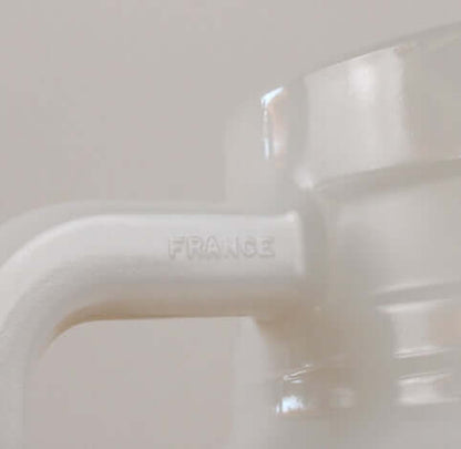 Verseuse en opaline vintage