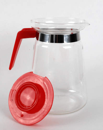 Verseuse en verre vintage